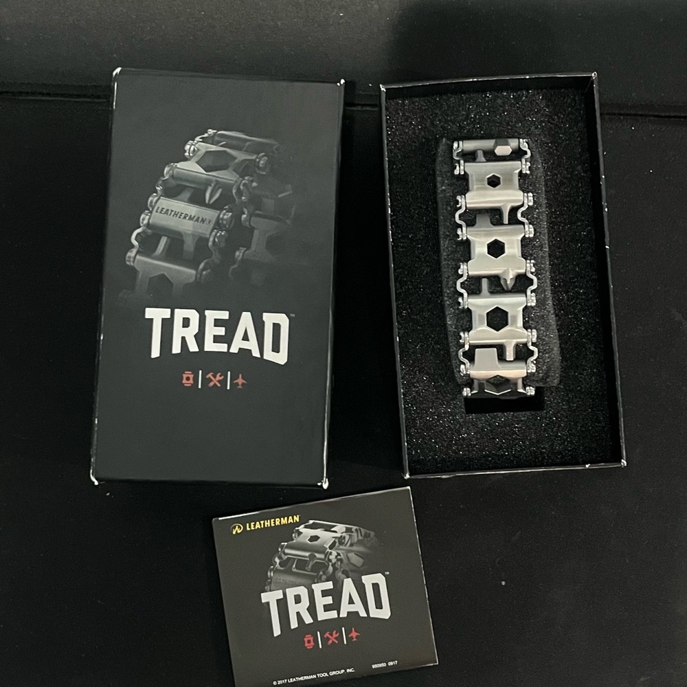 Genuine Leatherman Tread Black Multi-Tool Bracelet